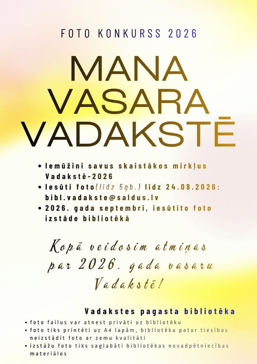 Mana vasara Vadakstē
