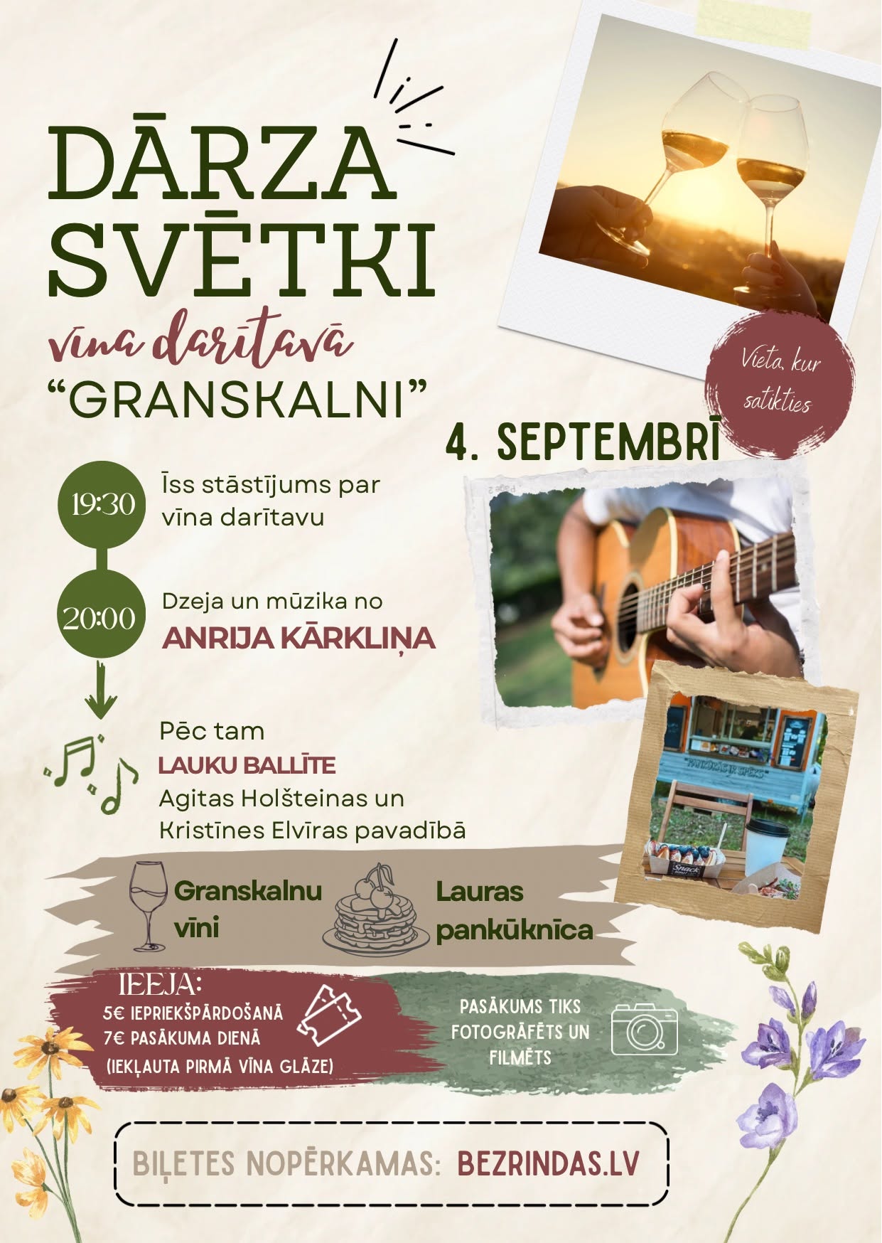Dārza svētki vīna darītavā „Granskalni”